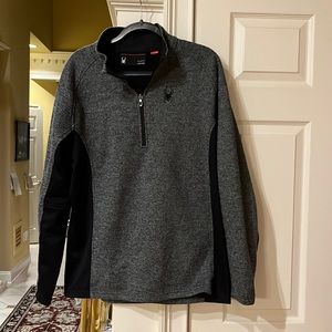 SPYDER Outbound sweater . 1/4 zip, XL excellent condition , like new .